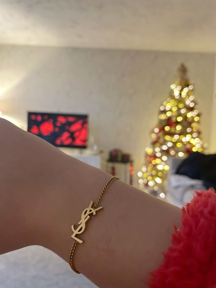 YSL Stainless Steel Bracelet for Women