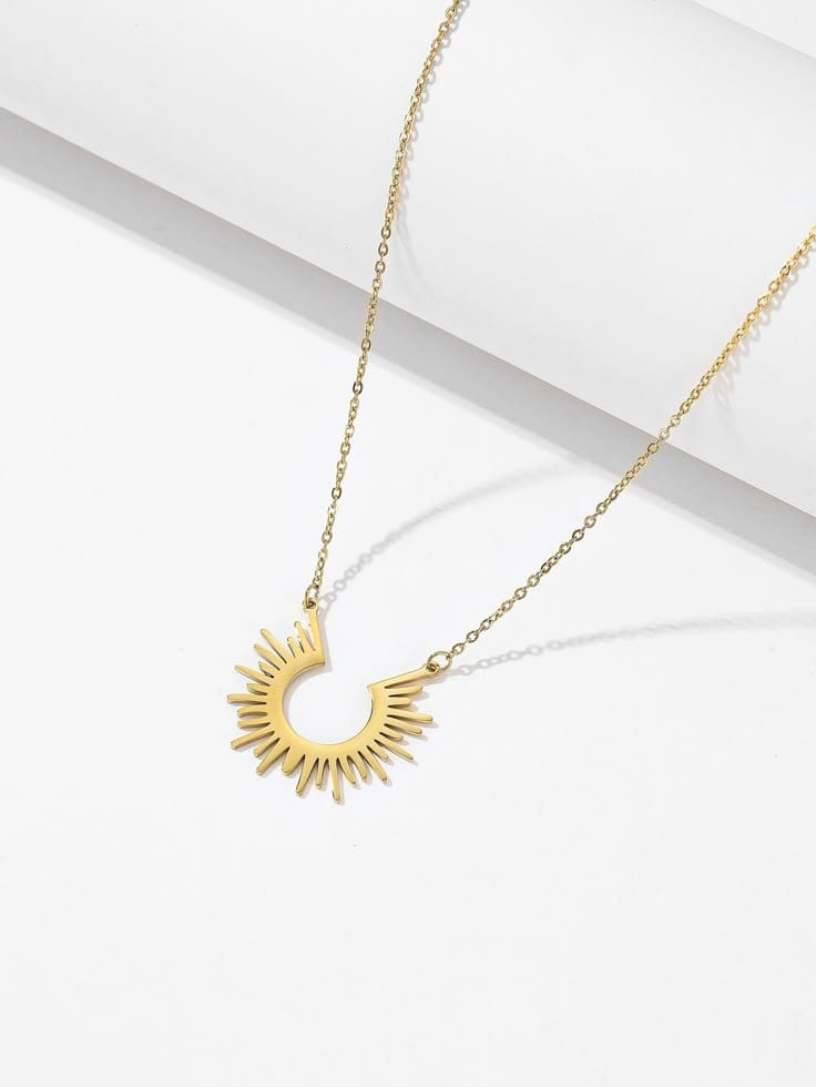 Sun Pendant Necklace